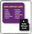 Indicko-africká jazyková karta Indicko-africká jazyková karta