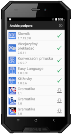 Kapesní hlasový překladač Anobic TT2 Kapesní hlasový překladač Anobic TT2