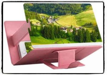 Zvětšovací 3D obrazovka k mobilnímu telefonu (Růžový) Zvětšovací 3D obrazovka k mobilnímu telefonu (Růžový)